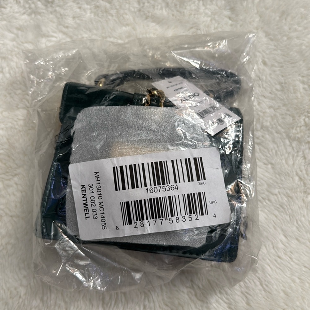 Dark green ALDO purse